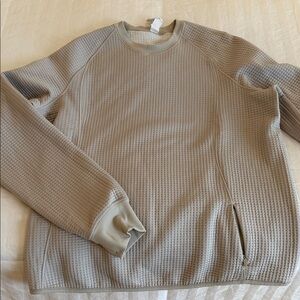 lululemon athletica women’s Taupe Crewneck Sweater